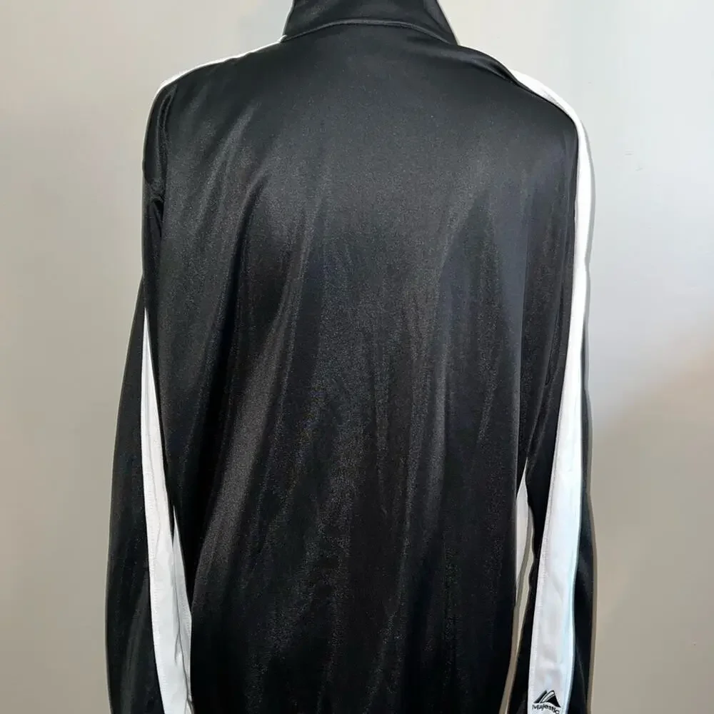 MAJESTIC MENS FULL ZIP “BROOKLYN NETS’ JACKET SIZE MT MINT